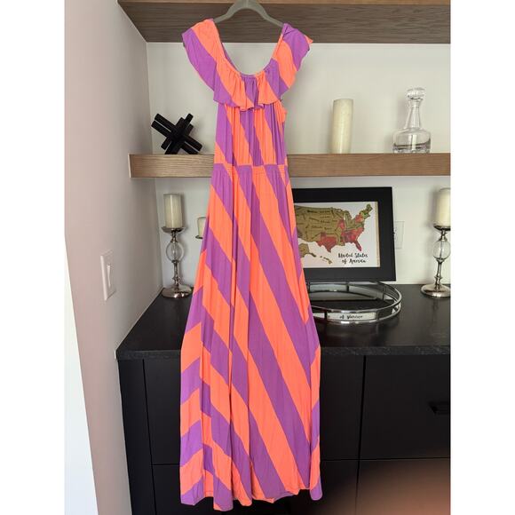 Lilly Pulitzer Marley Maxi Dress in Sunrise Oran Always a Party Stripe - Picture 6 of 6